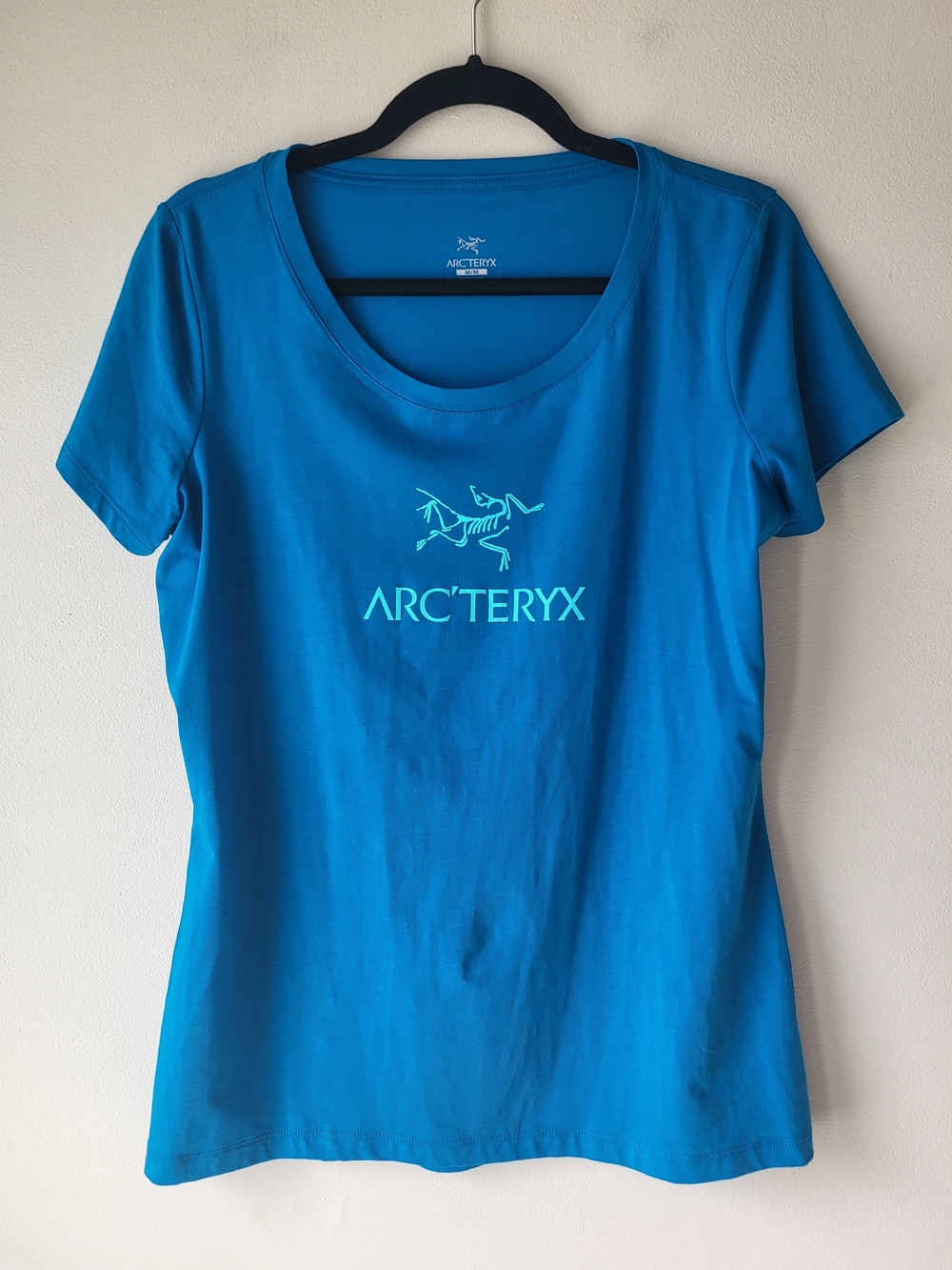 Arc'teryx Women's Teal Logo Short-Sleeve Outdoor Sporty Tee